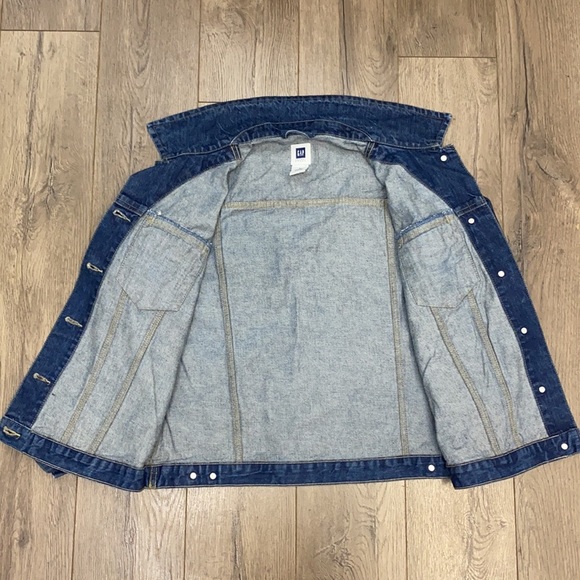 Gap Factory Women's Classic Medium Blue Denim Jean Jacket - Picture 3 of 7